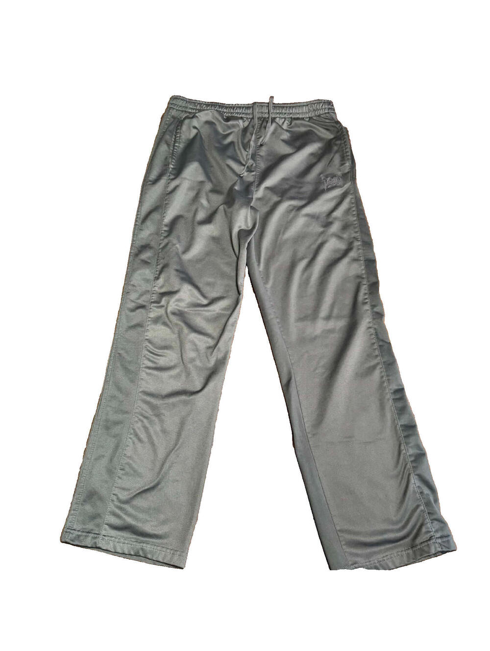 Tapout Mens Sweatpants L Gray Athletic Embroidered MMA UFC Y2K Vintage Training